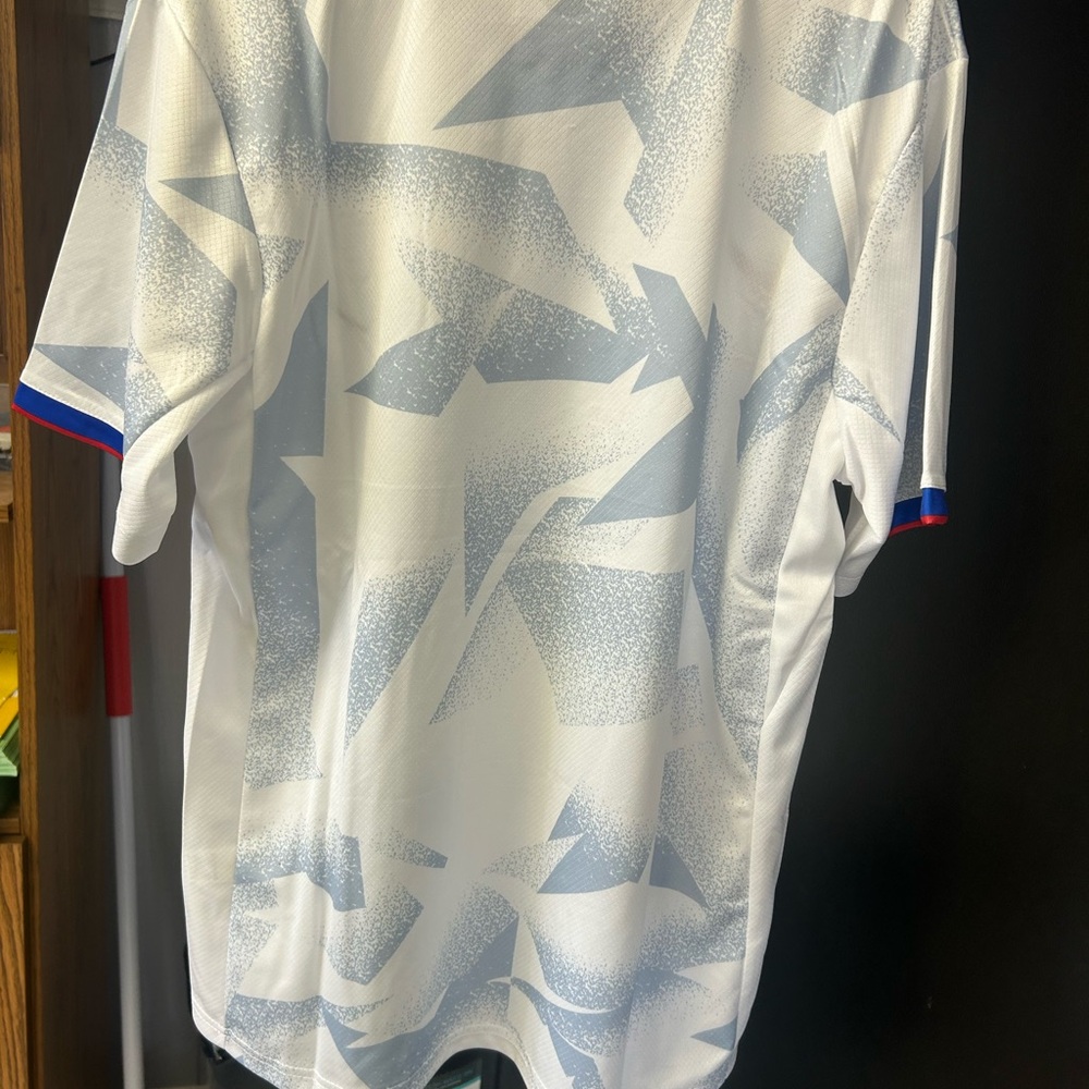 Nike White USA Soccer Jersey with Red & Blue Accents - Picture 10 of 10